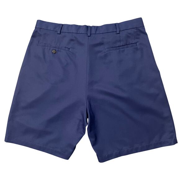 PGA Tour Men’s Athletic Shorts Navy Pleated Front Golf Size 38 - Picture 2 of 12